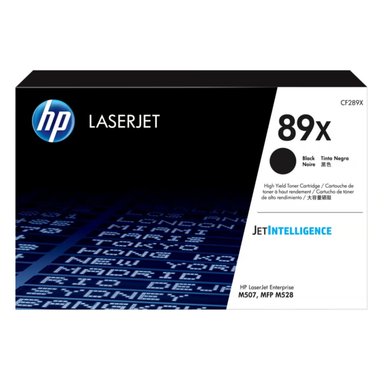 TONER HP CF289X 89X NEGRO 10K PAG M507 M528 MFP