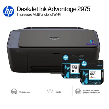 IMPRESORA MULTIFUNCIONAL HP DESKJET INK ADVANTAGE 2975 (AJ4Y5A) - 1