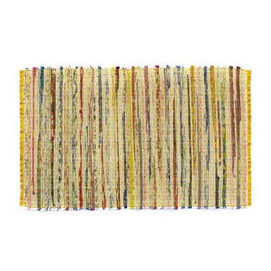 ALFOMBRA CHINDI ESTAMPADO IC 14520 DECOGHAR AMARILLO 150X210CM