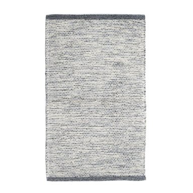 ALFOMBRA DHURRIE TEJIDO A MANO 210 X 150 CM CHAMPIÑON DECOGHAR GRIS