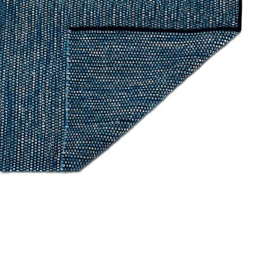 ALFOMBRA DHURRIE TEJIDO A MANO 280 X 180 CM CHAMPIÑON DECOGHAR AZUL