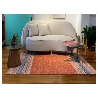 ALFOMBRA KILLIM IC 14486 ORANGE1.50 X 2.10 M