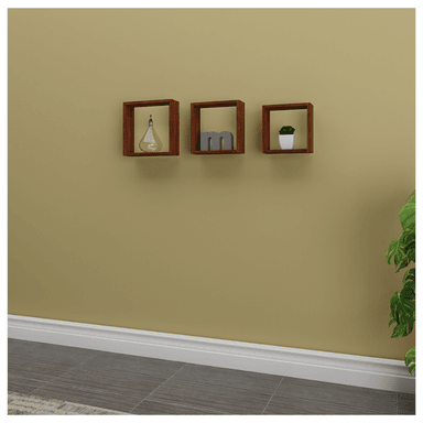 REPISAS DECORATIVAS SET DE 3 - MED BROWN