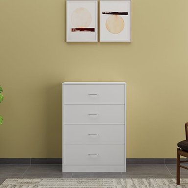 COMODA CON CAJONES - SOLAR WHITE