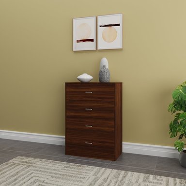 COMODA CON CAJONES - MED BROWN