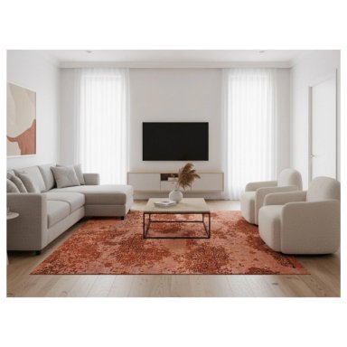 ALFOMBRA JACQUARD DECOGHAR ORANGE RAC-52 F NARANJA 140X200CM