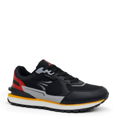 ZAPATILLAS RUNNING HOMBRE APOLO AH22-95 BLACK RED