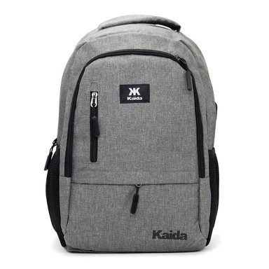 MOCHILA LAPTOP KAIDA GRIS KA24209