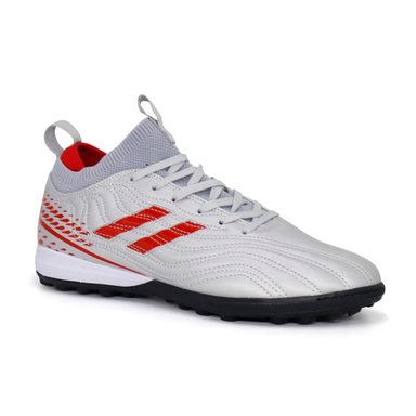 ZAPATILLAS HOMBRE PATRICK FÚTBOL PLATEADO DEPORTIVAS MICROFIBRA DYBALA/H24I2