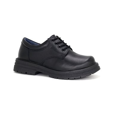 ZAPATOS ESCOLARES NIÑO PAR&SS CUERO NEGRO PARYSS MV25Q1-2090. - 1