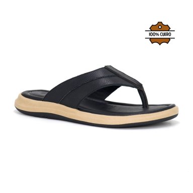 SANDALIAS CASUALES DE CUERO HOMBRE KN25Q3-845.