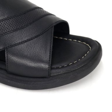 SANDALIAS CASUALES DE CUERO HOMBRE KN25Q3-838. - 4