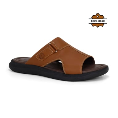 SANDALIAS CASUALES DE CUERO HOMBRE KN25Q3-842. - 1