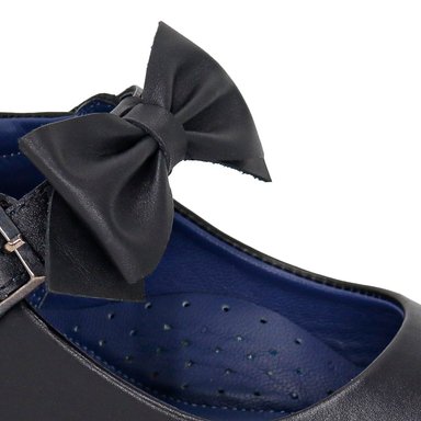 ZAPATOS ESCOLARES DE CUERO NIÑA LAZO-MV26Q1J - 4