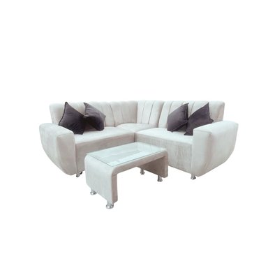 SECCIONAL LENNA - 4 PIEZAS + COJINES - IVORY