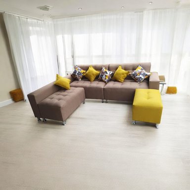 SECCIONAL PARADISSE COLOR CAMELLO