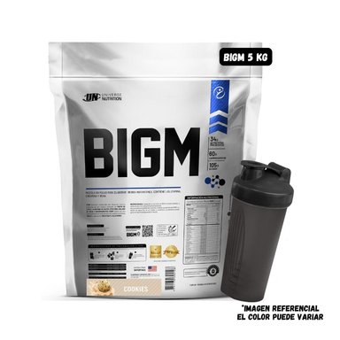 BIGM 5 KG (COOKIES) + SHAKER