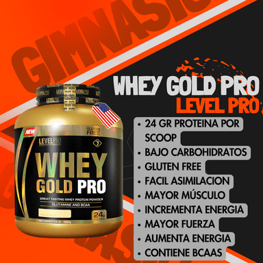 WHEY GOLD PRO 6.6 LIBRAS VAINILLA + 1 SHAKER + 2 SACHET PRE ENTRENO ONE NOX - 2