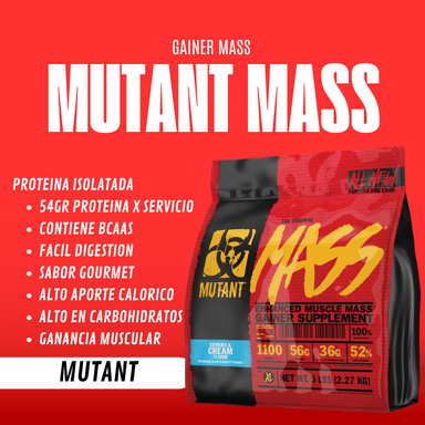MUTANT MASS 15 LIBRAS VAINILLA + SHAKER - 2