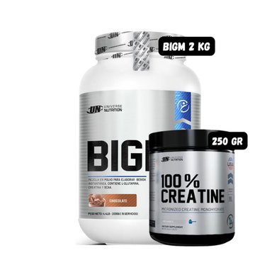 BIGM 2 KG (CHOCOLATE) + CREATINA UN 250 GRAMOS