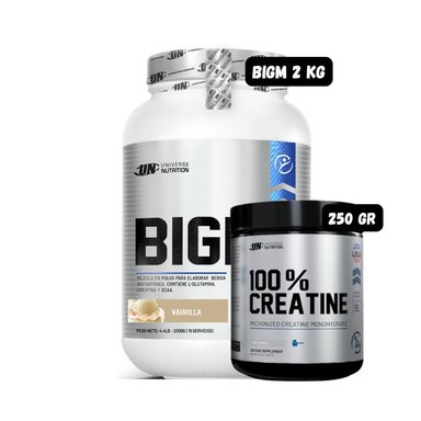 BIGM 2 KG (VAINILLA) + CREATINA UN 250 GRAMOS