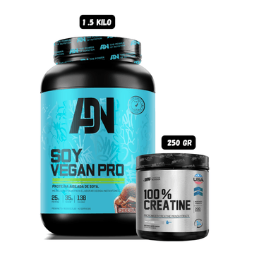 SOY VEGAN 1.5 KG (CHOCOLATE) + CREATINA UN 250 GR - 1