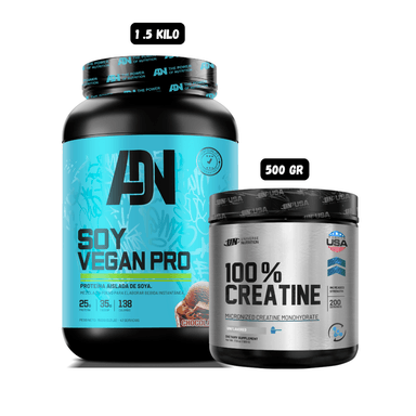 SOY VEGAN 1.5 KG (CHOCOLATE) + CREATINA UN 500 GR - 1