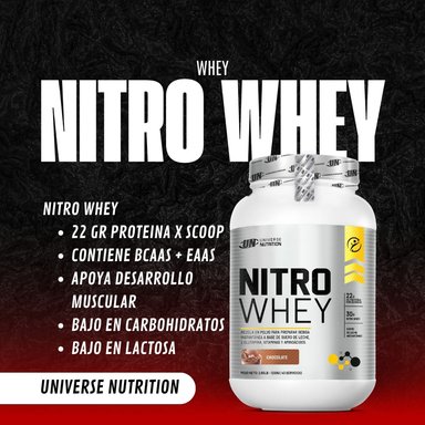 PROTEÍNA NITRO WHEY 1.1 KG (COOKIES) + COLAGENO HIDROLIZADO 500 (MORA) - 2