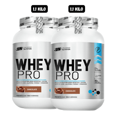 2 WHEY PRO 1.1 KG (CHOCOLATE)