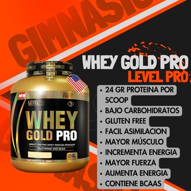 WHEY GOLD PRO 6.6 LB (VAINILLA) + CREATINA UN 250 GRAMOS2 SACHET DE PRE ENTRENO - 2
