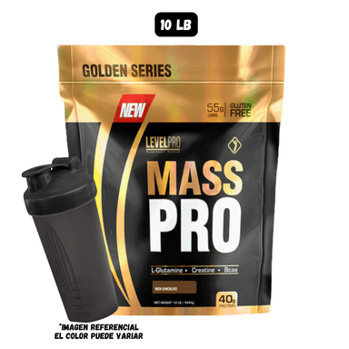MASS PRO 10 LIBRAS (CHOCOLATE) + 1 SHAKER