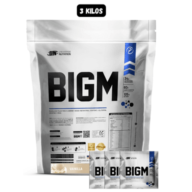 BIGM 3 KG (VAINILLA) + 3 SACHET BIGM