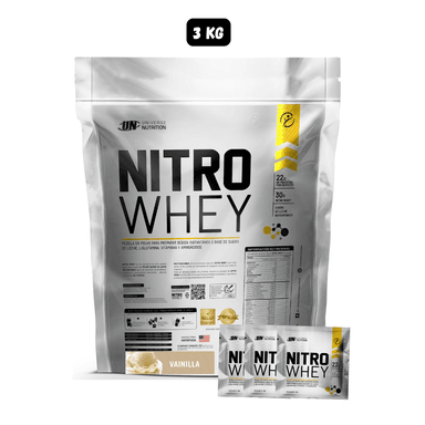 NITRO WHEY 3 KG (VAINILLA) 3 SACHET DE NITRO WHEY
