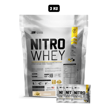 NITRO WHEY 3 KG (COOKIES) 3 SACHET DE NITRO WHEY
