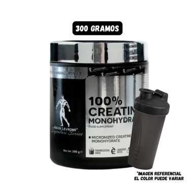100% CREATINA KEVIN LEVRONE 300 GRAMOS + SHAKER