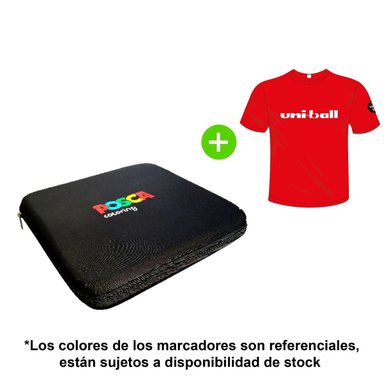 POSCA - MARCADORES PACK X 60 + POLO DE REGALO - 2