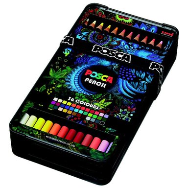 POSCA PACK KPE-200 PENCIL SET X36 - 1