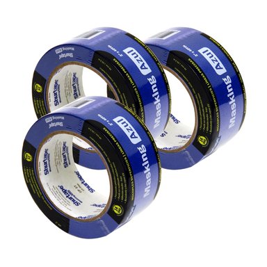 CINTA ADHESIVA SHURTAPE CP-027 MASKING TAPE AZUL 2' X 40 YDS PACK X3