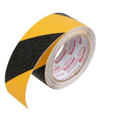 CINTA ANTIDESLIZANTE SHURTAPE AS-60AN AMAR-NEGR EXTRA RESISTENTE 2X5YD