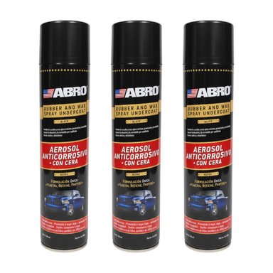 PROTECTOR CHASIS ABRO U-60 UNDERCOATING EN SPRAY 16.25 OZ PACK X3
