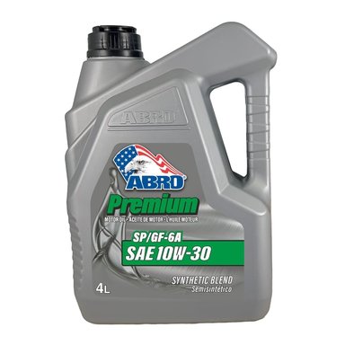 ACEITE LUBRICANTE ABRO 10W30 MOTOR SEMI SINTÉTICO SP 4L