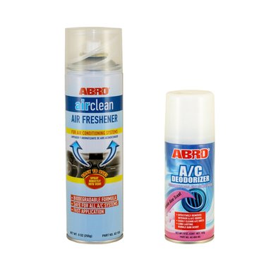 SET ABRO LIMPIADOR AIRE ACONDICIONADO + DESODORIZANTE AROMA CHICLE