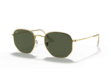 LENTES DE SOL RAY-BAN-HEXAGONAL-GOLD LEGEND-RB3548