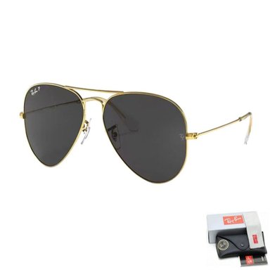LENTES DE SOL   AVIADOR RAY BAN RB3025 NEGRO DORADO 58M