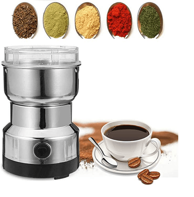 MOLINO DE CAFE ELÉCTRICO DE 4 ASPAS Y ACERO INOXIDABLE MUELE GRANOS, ESPECIAS, CEREALES
