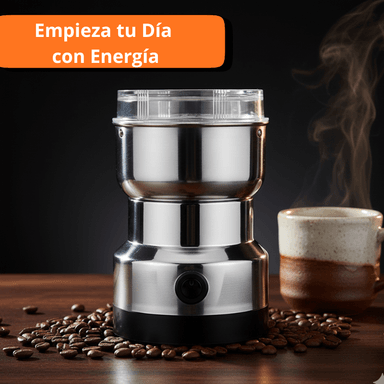 MOLINO  DE CAFE ELECTRICO|MUELE ESPECIAS ,GRANOS Y SEMILLAS AL INSTANTE- ACERO INOXIDABLE
