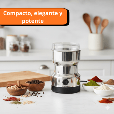 MOLINO DE CAFE| MUELE GRANOS, SEMILLAS Y ESPECIAS AL INSTANTE-ACERO INOXIDABLE - 7