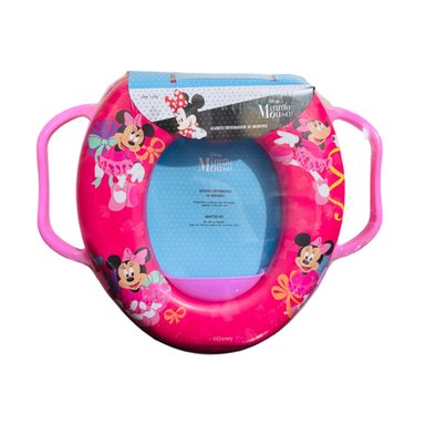 ADAPTADOR INODORO DISNEY MINNIE ROSADO NIÑAS CON ASA DM