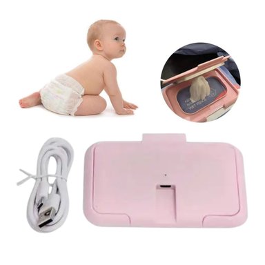 CALENTADOR TOALLITAS ROSADO BEBES