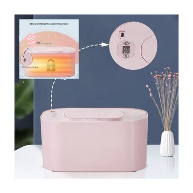 CALENTADOR PAÑITOS Y TOALLITAS ROSADO DIGITAL